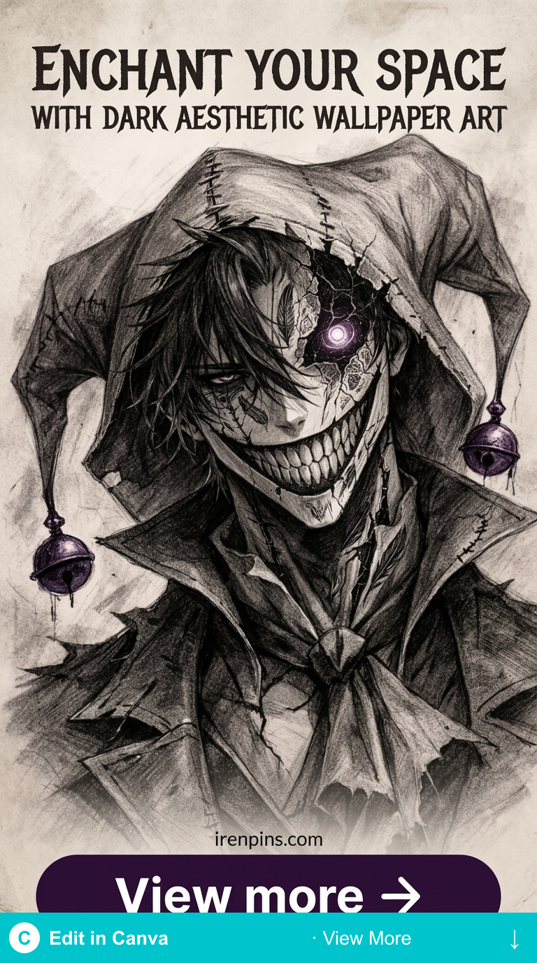dark aesthetic wallpaper art style 2