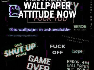dark aesthetic wallpaper attitude art