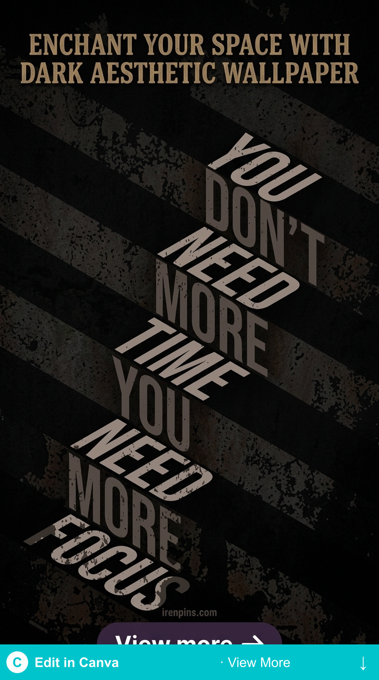 dark aesthetic wallpaper style