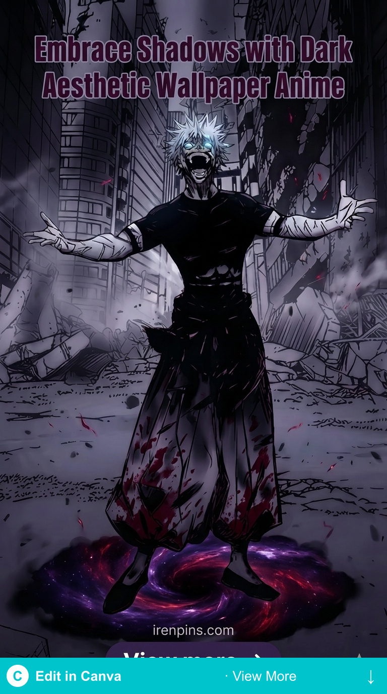 dark aesthetic wallpaper anime style