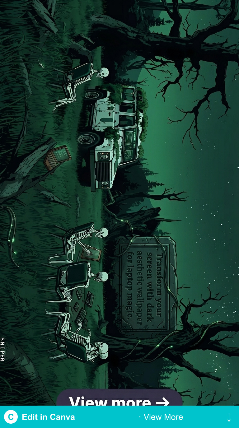 dark aesthetic wallpaper for laptop style