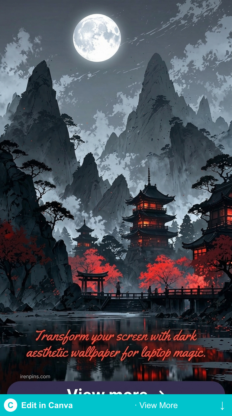 Dark Nature Desktop wallpaper art