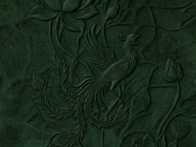 dark green seamless pattern elegant textile vintage velvet printable