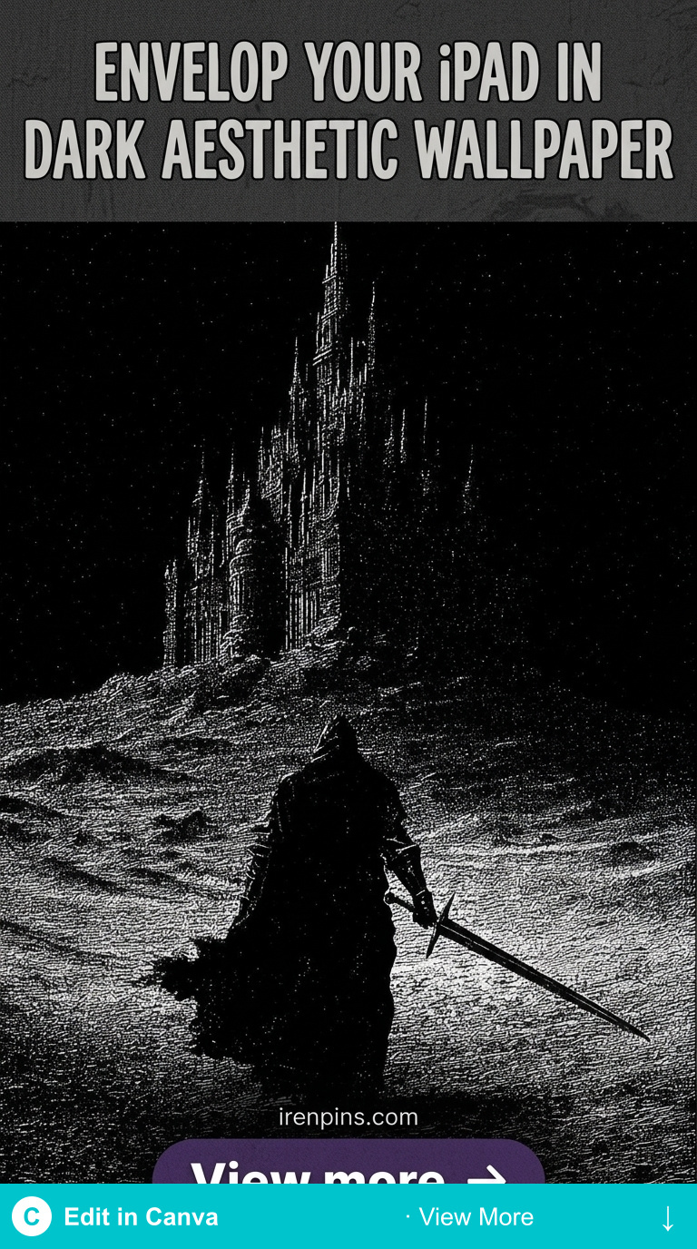 dark aesthetic wallpaper ipad style