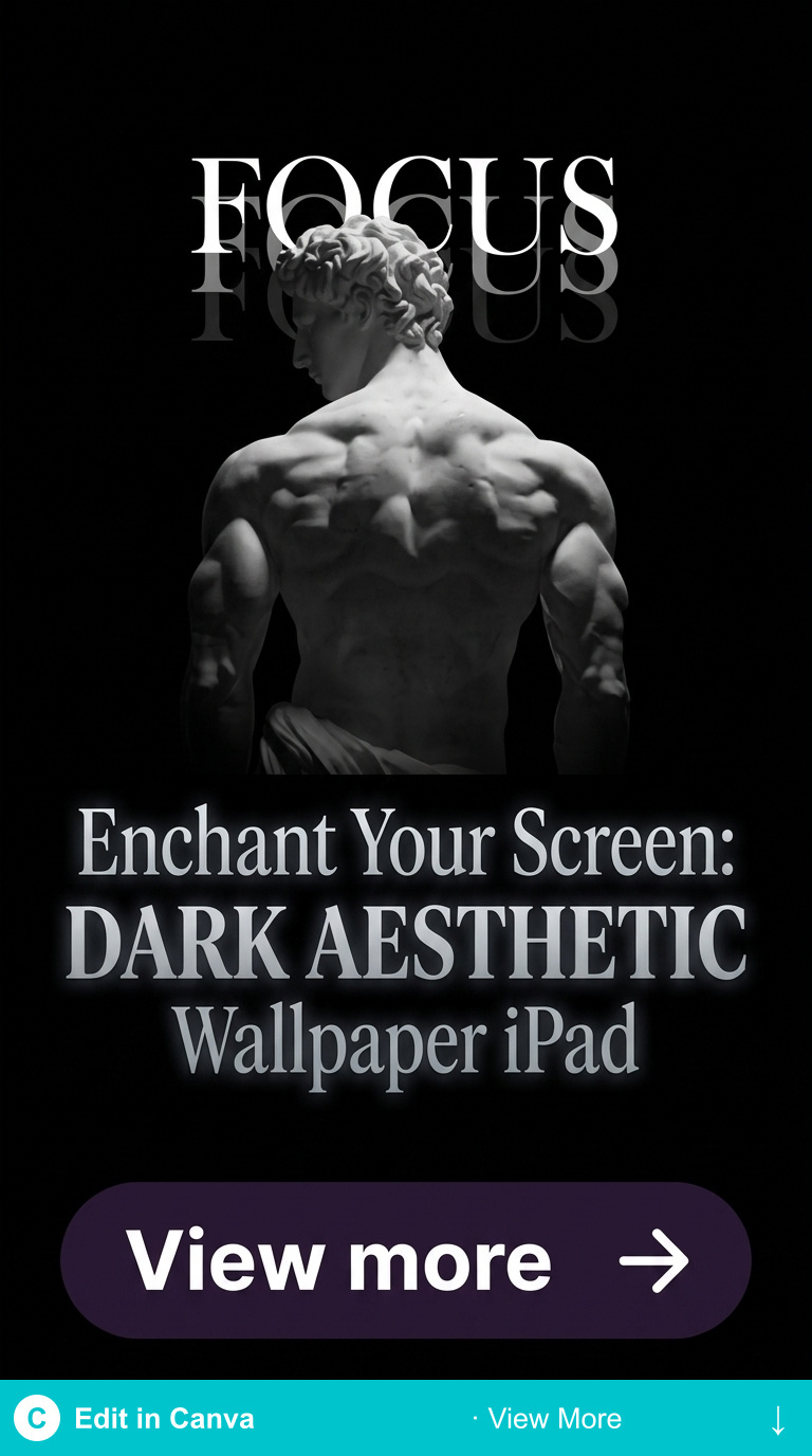 Dark Botanical iPad Art wallpaper art
