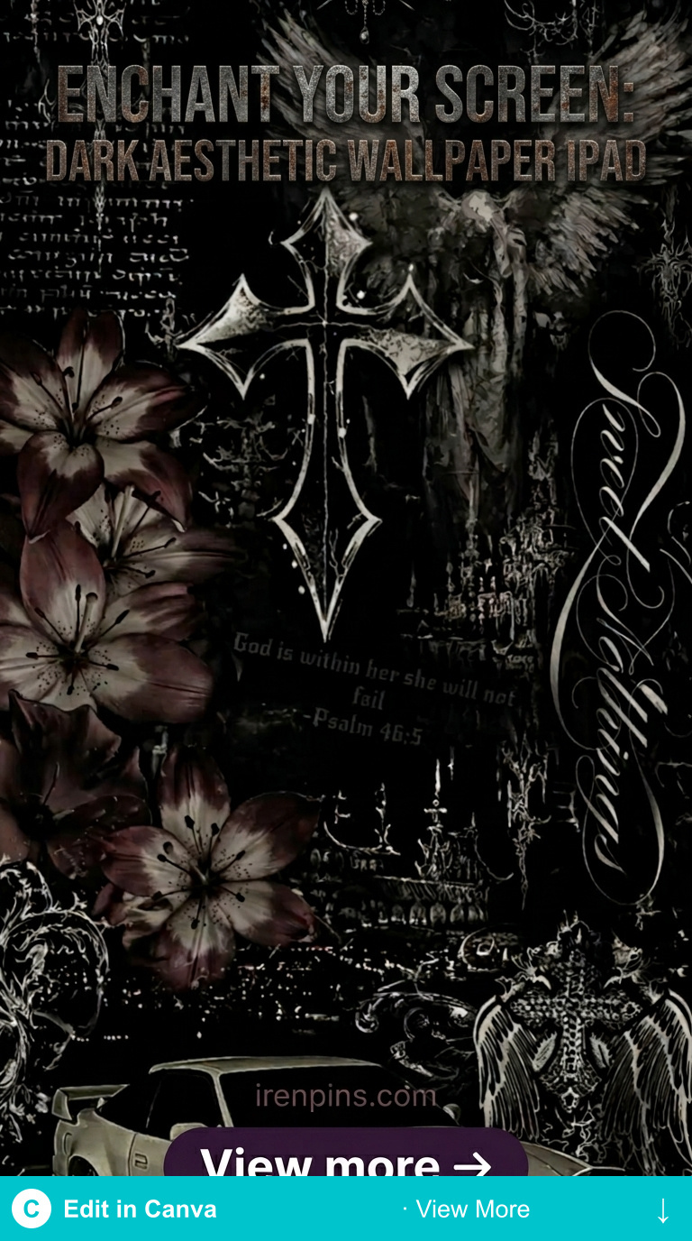 Dark iPad Atmospheric wallpaper art