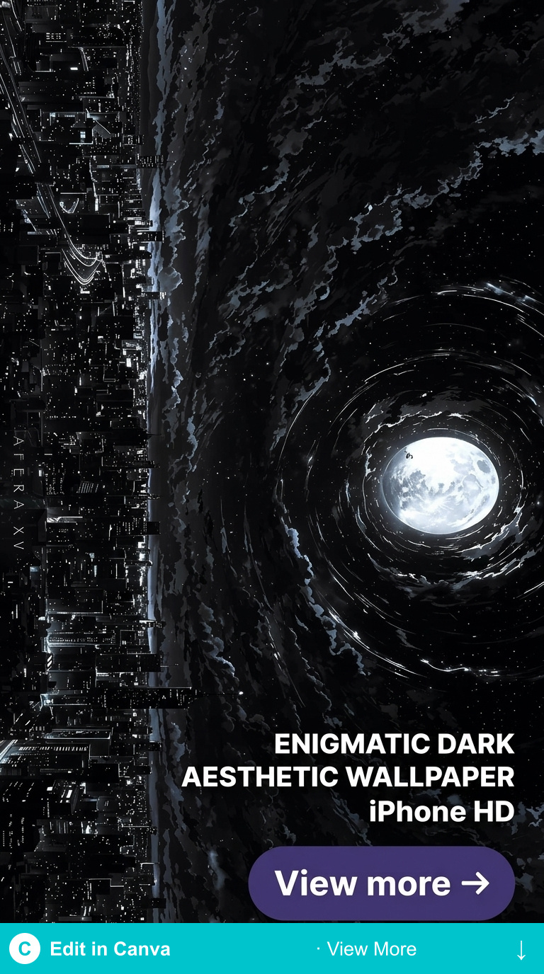 Dark iPhone HD Botanical wallpaper art