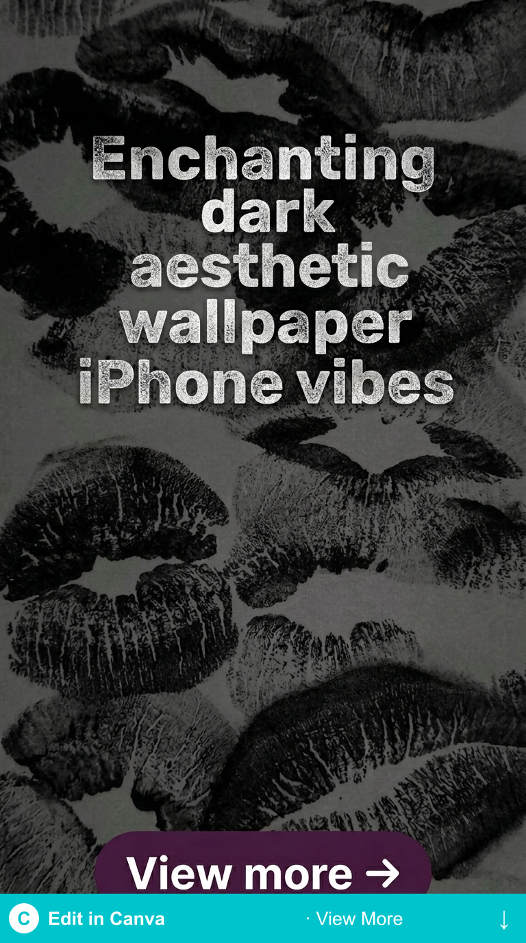 Dark iPhone Botanical wallpaper art