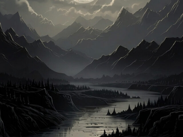 dark aesthetic wallpaper laptop art