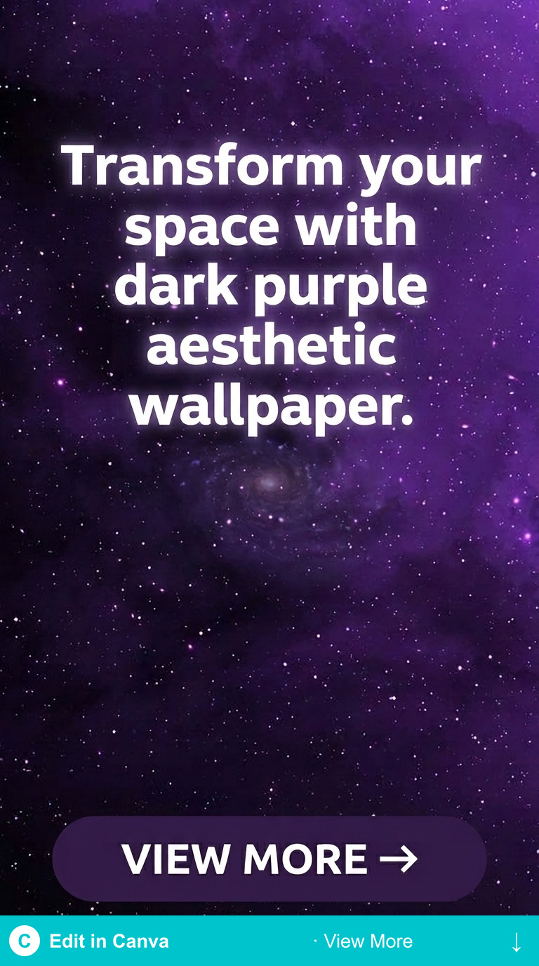 dark purple aesthetic wallpaper galaxy stars digital art