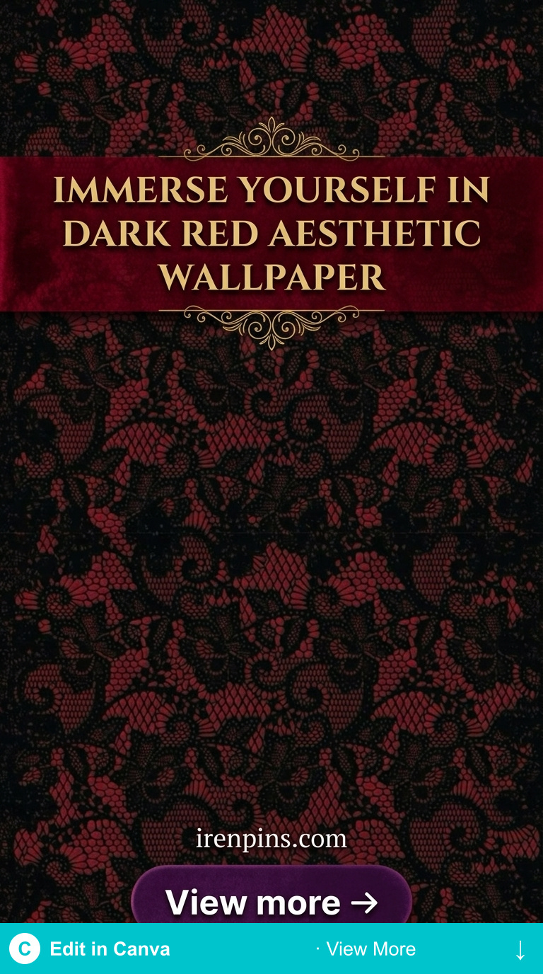dark red aesthetic wallpaper dark crimson floral botanical