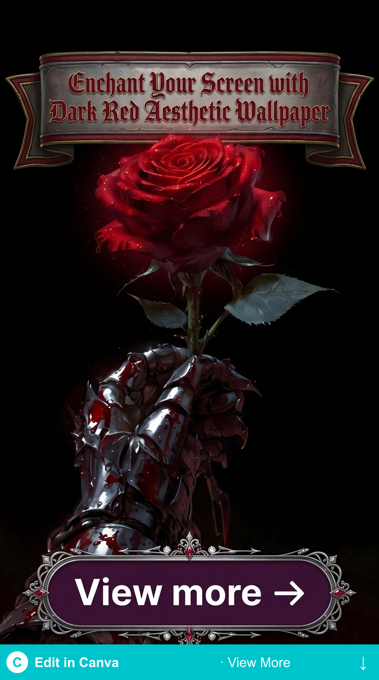 dark red aesthetic wallpaper burgundy rose art