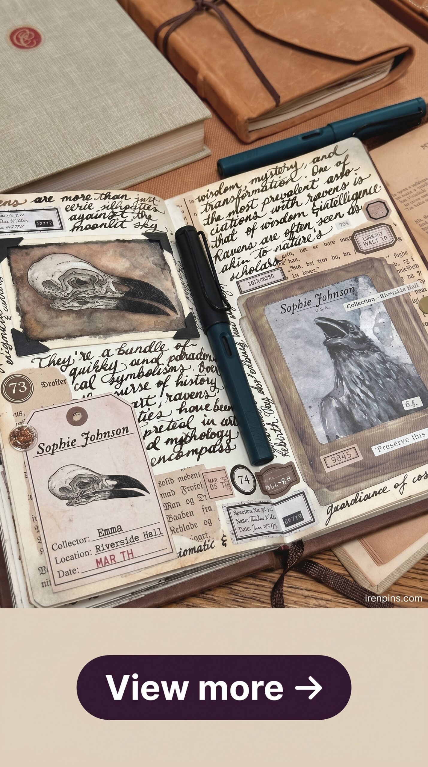 dark scrapbook ideas open book mystery elegance craft printable