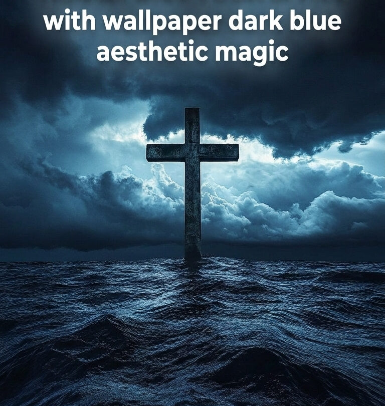 wallpaper dark blue aesthetic digital art wallpaper 1