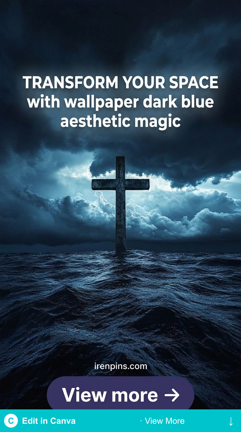 wallpaper dark blue aesthetic midnight digital art