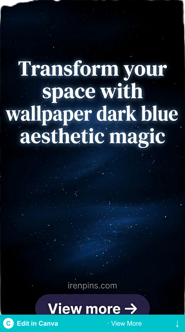 wallpaper dark blue aesthetic cobalt botanical art