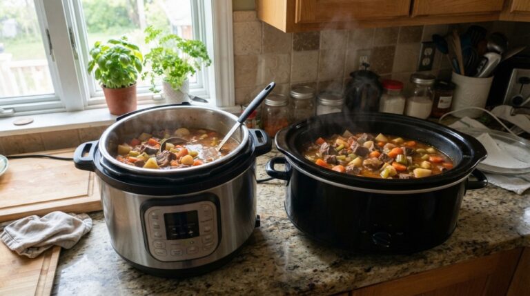 Instant Pot Recipes vs Crockpot: How to Convert Any Recipe Either Way (2026)
