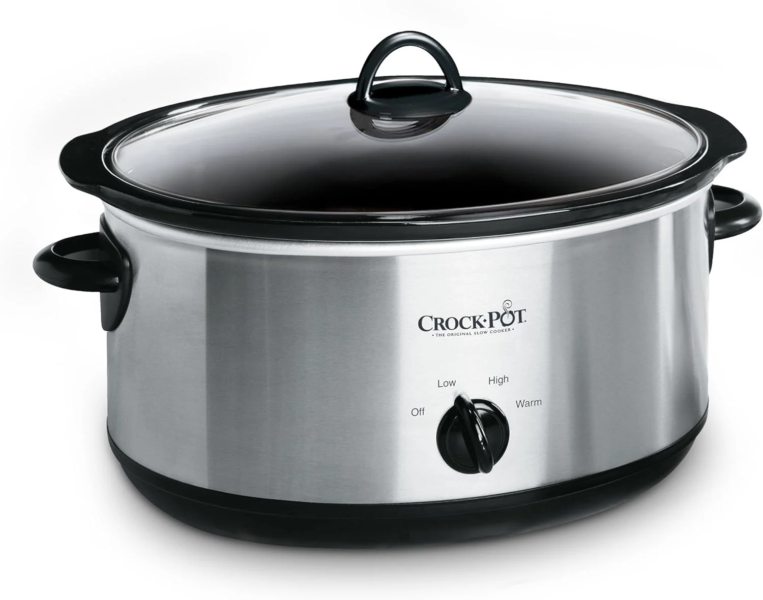 7-quart manual slow cooker with glass lid
